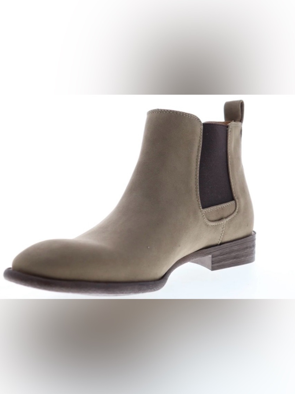 Robert Wayne Mens Brown Leather Mid Top Slip On Chelsea Boots Size 10.5
